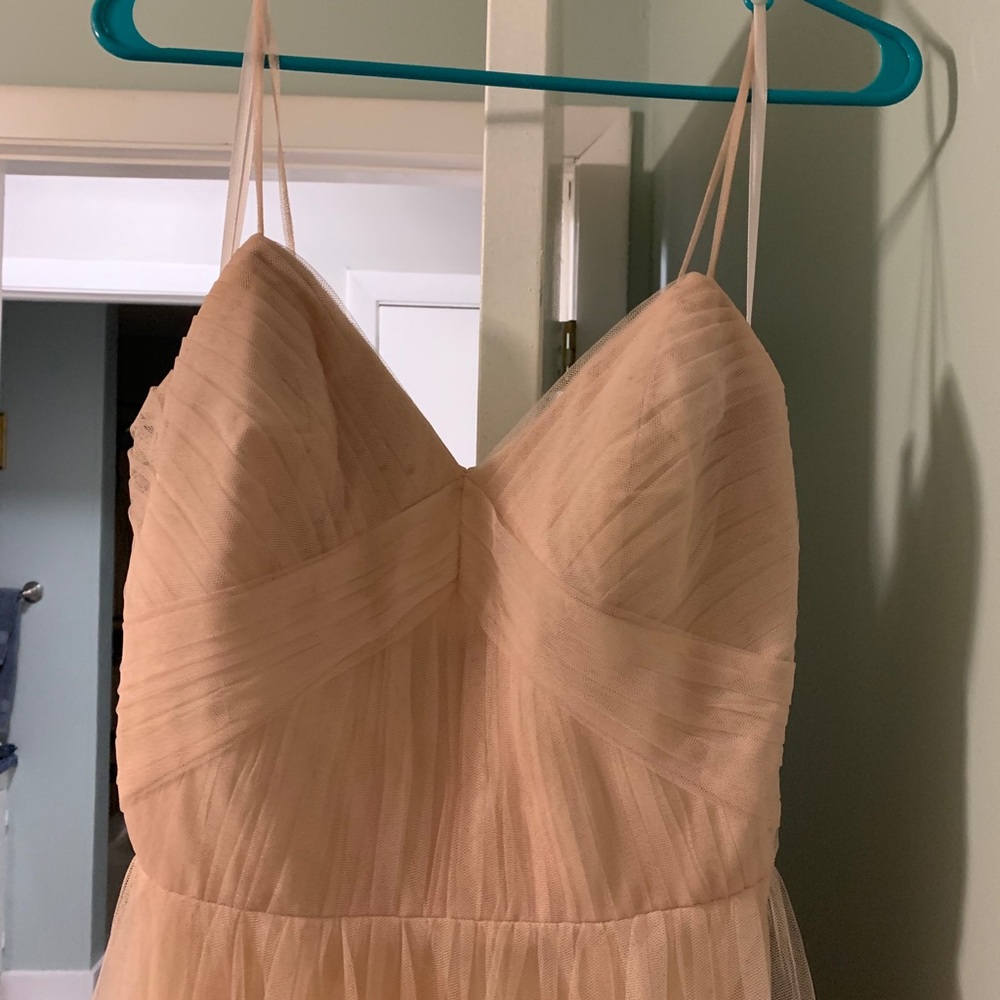 Blush bridesmaid dress